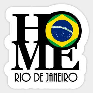 HOME Rio De Janeiro Brazil Sticker